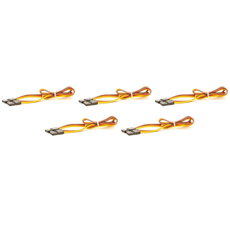 BenchCraft 300mm (12") Male to Male Servo Extensions (5 Pack)