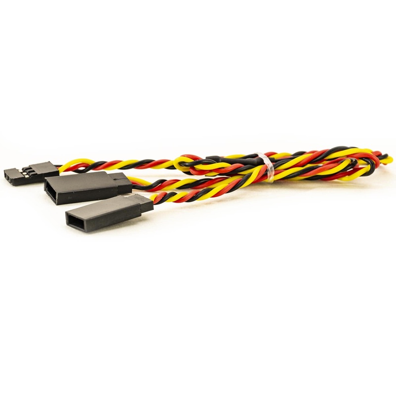BenchCraft 300mm (12") Servo Y Extension Twisted Cable