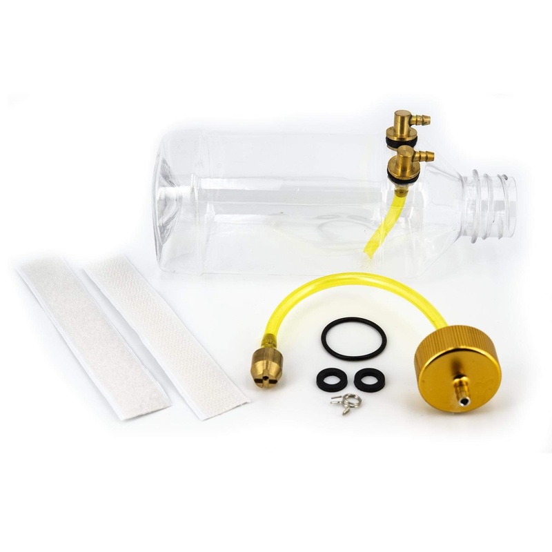 BenchCraft 360mL (12oz) Transparent Fuel Tank and Aluminum Fitting Set