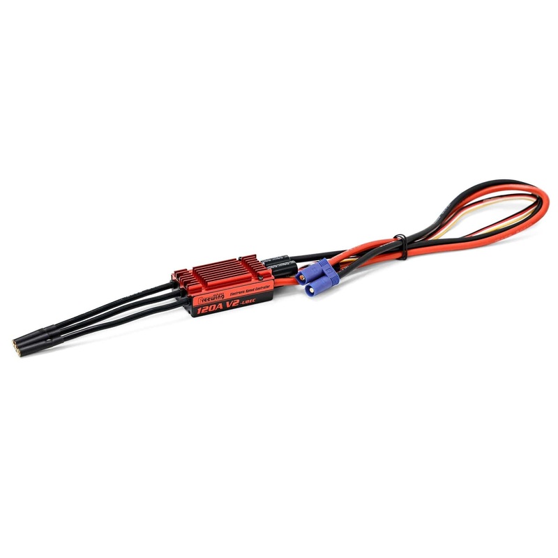 Freewing 120A ESC with 8A BEC and Reverse Thrust Function - 90mm F-16 V2