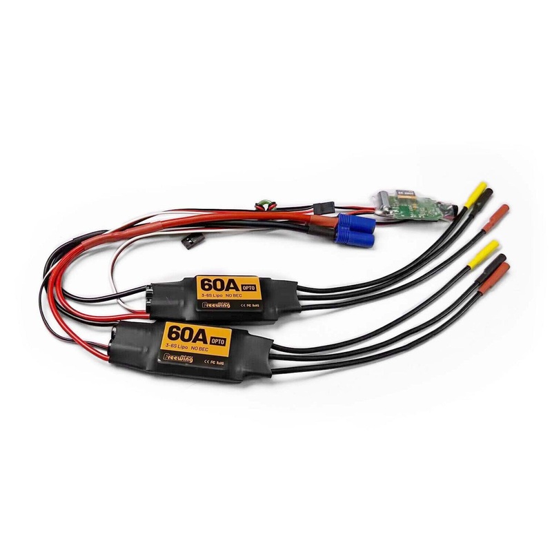 Freewing Twin 70mm EDF PJ50 Private Jet 60A ESCs with 8A UBEC (Set)