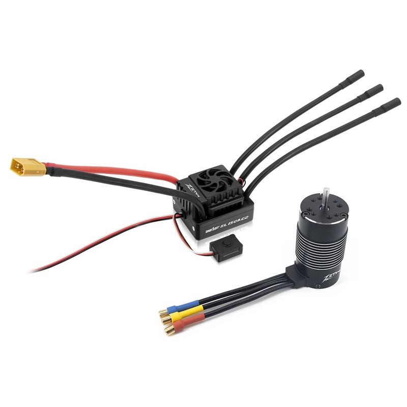 ZTW Beast G2 1/8 Scale 150A 2S-6S Brushless ESC and 2150Kv Motor Combo