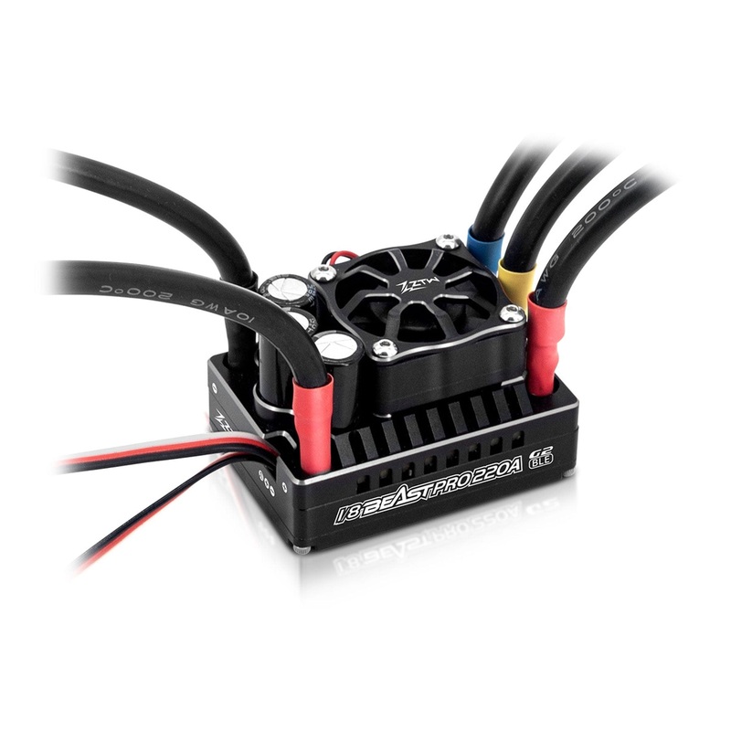 ZTW Beast Pro G2 1/8 Scale 220A 2-4S Brushless Bluetooth ESC