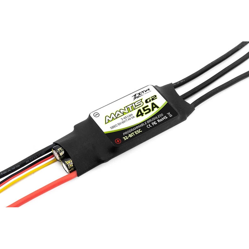 ZTW Mantis G2 45A ESC with 4A SBEC