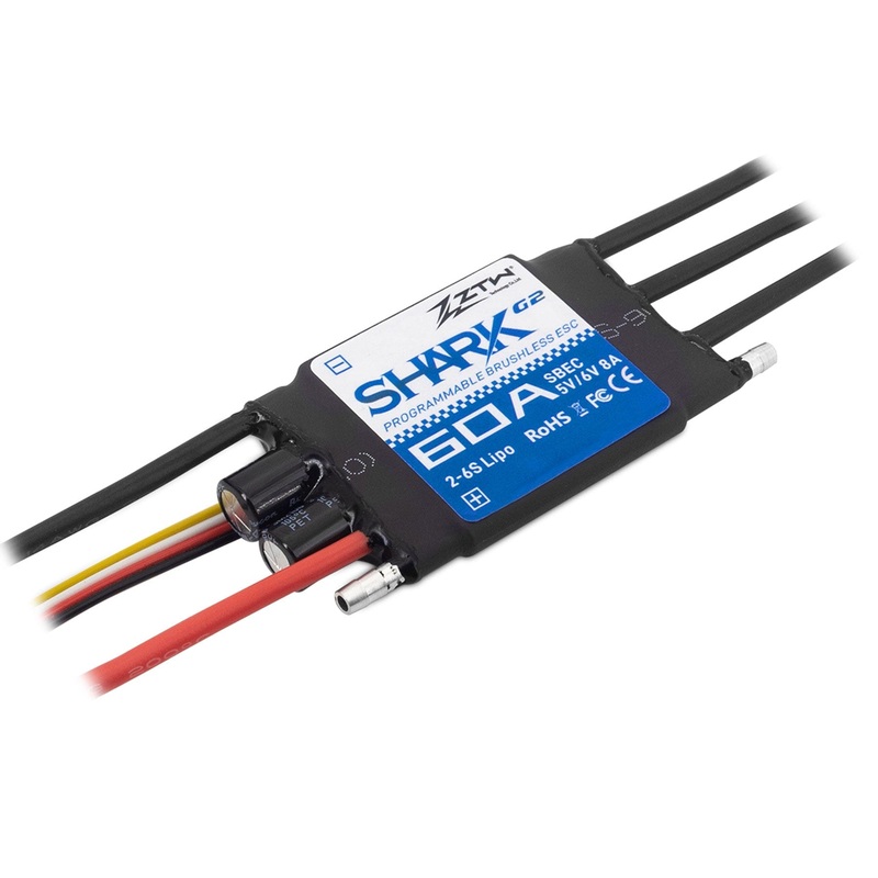 ZTW Shark G2 60A ESC with 8A SBEC
