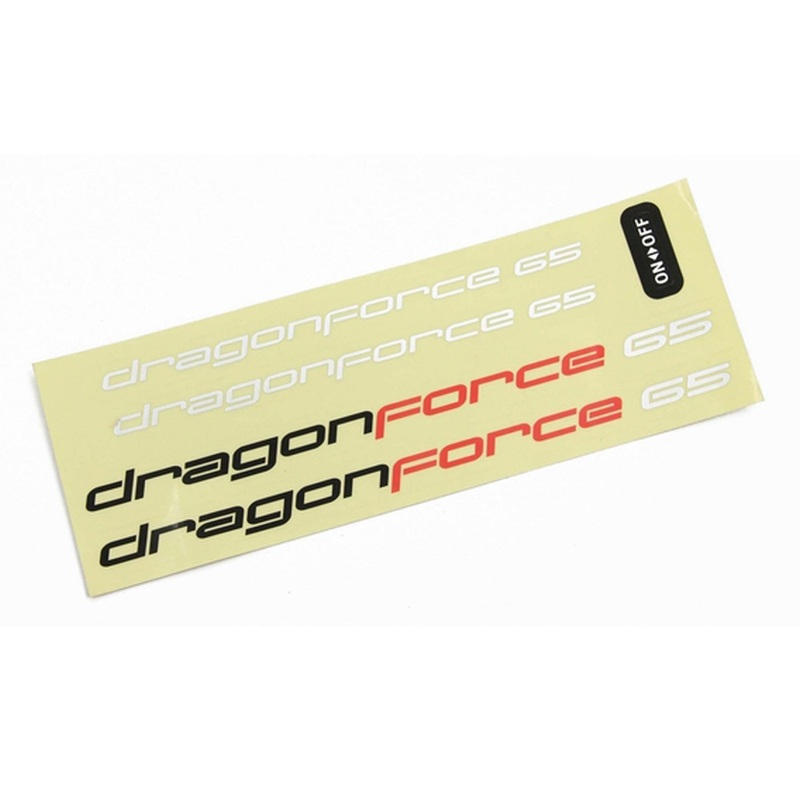 Bancroft 655mm DragonForce 65 V6-V8 Hull Decal Sticker Set