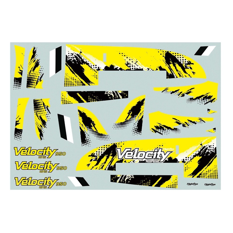 FlightLine 990mm Velocity Decal Set