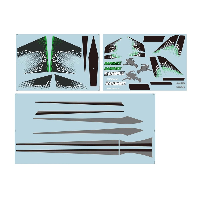 Freewing 64mm EDF Banshee Sport Jet Decal Set