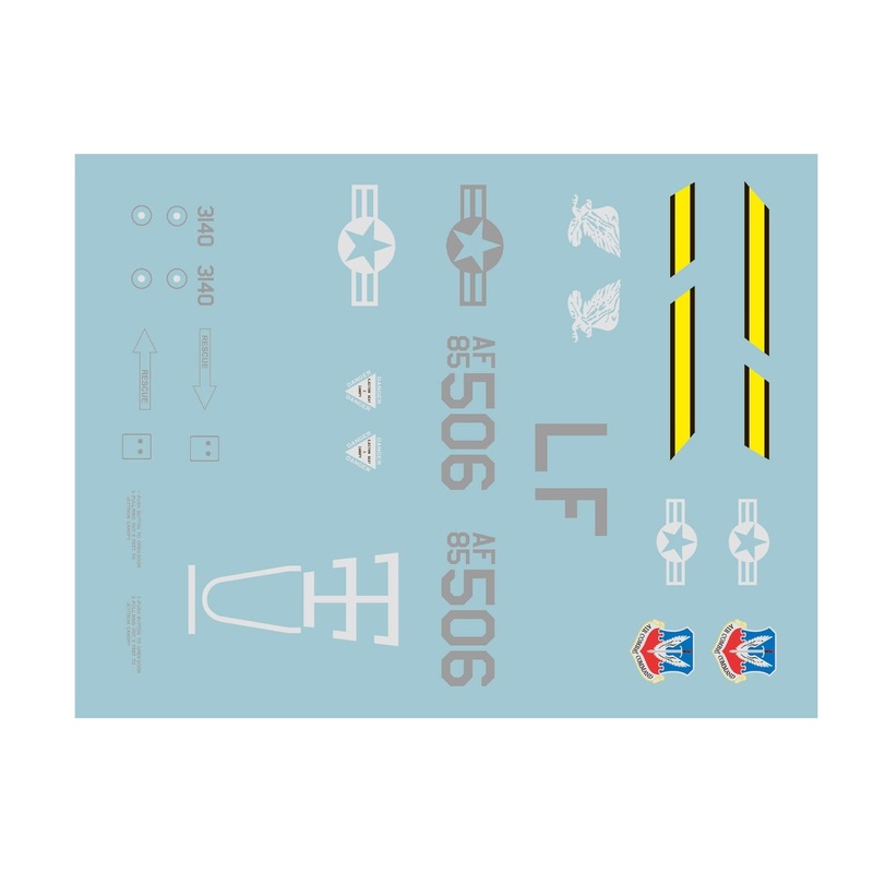 Freewing 64mm EDF F-16 Decal Sheet