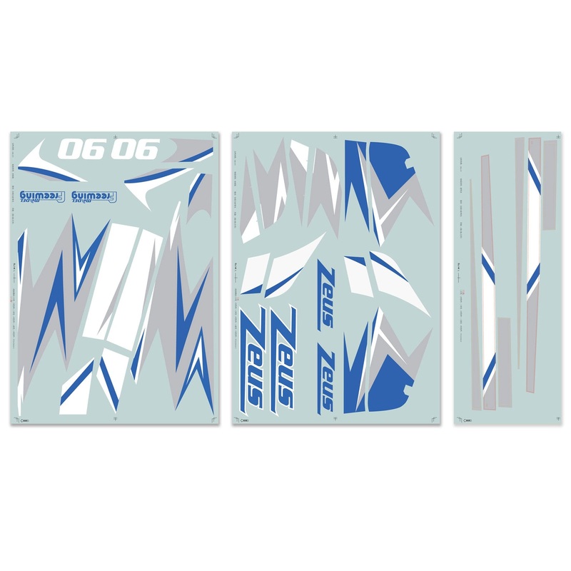 Freewing 90mm EDF Zeus Decal Set
