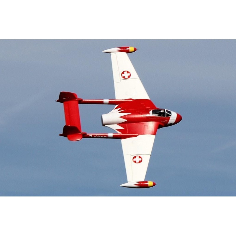 Freewing de Havilland DH-112 Venom V2 Swiss Red High Performance 90mm EDF Jet - PNP