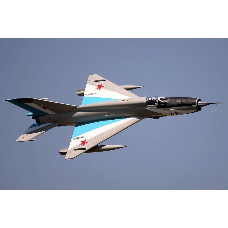 Freewing Mig-21 Blue High Performance 80mm EDF Jet - PNP