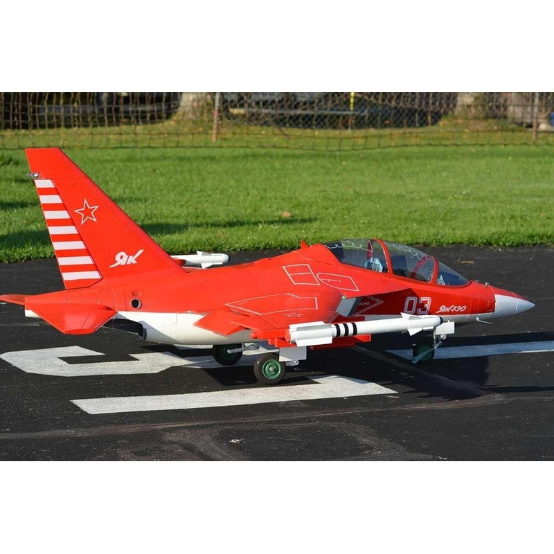 Freewing Yak-130 Red Super Scale 90mm EDF Jet - PNP