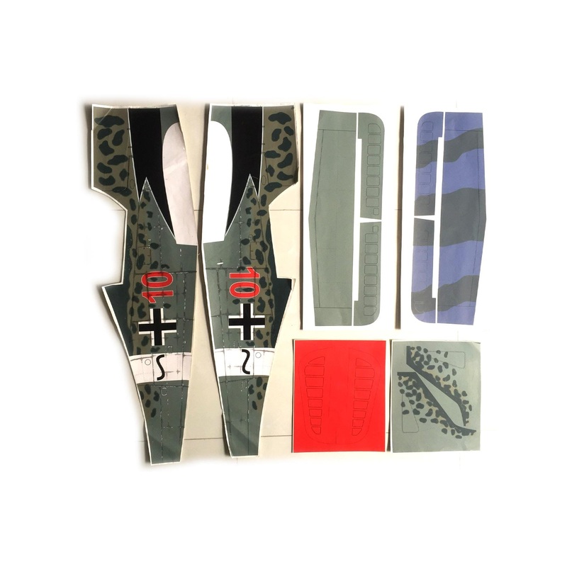 Nexa 1510mm Focke Wulf FW-190A Covering Set (Fuselage and Tail)