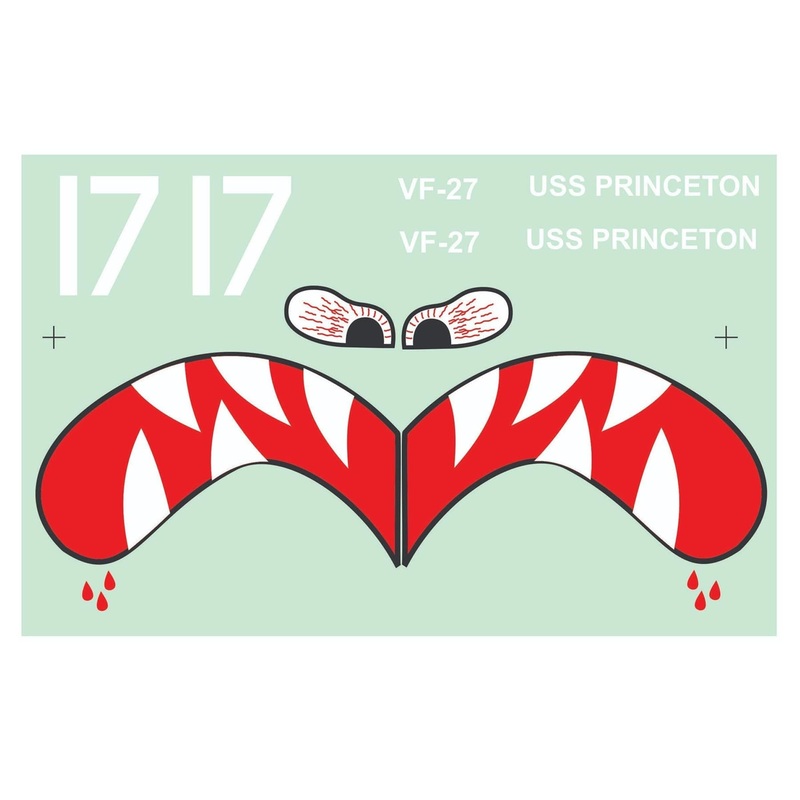 Nexa 1535mm F6F Hellcat Decal Set