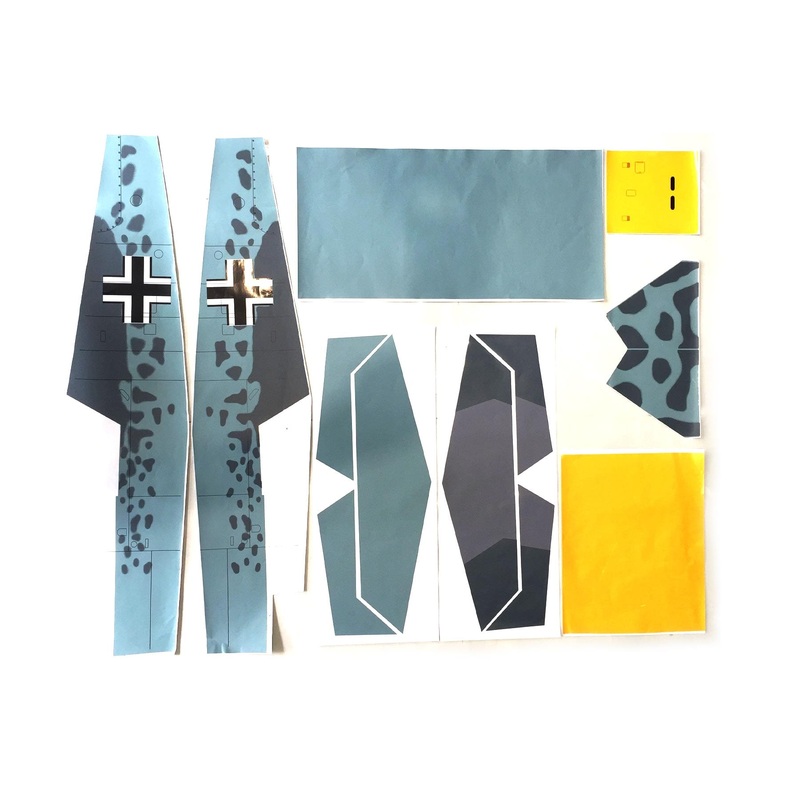 Nexa 1540mm Messerschmitt BF-109 Covering Set (Fuselage and Tail)