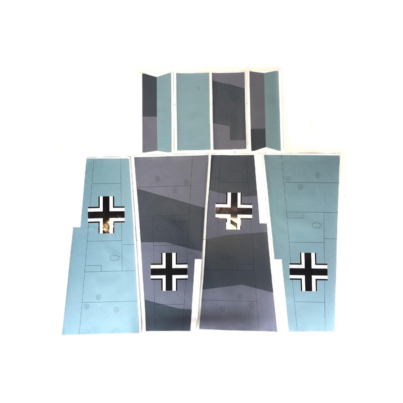 Nexa 1540mm Messerschmitt BF-109 Covering Set (Wing)