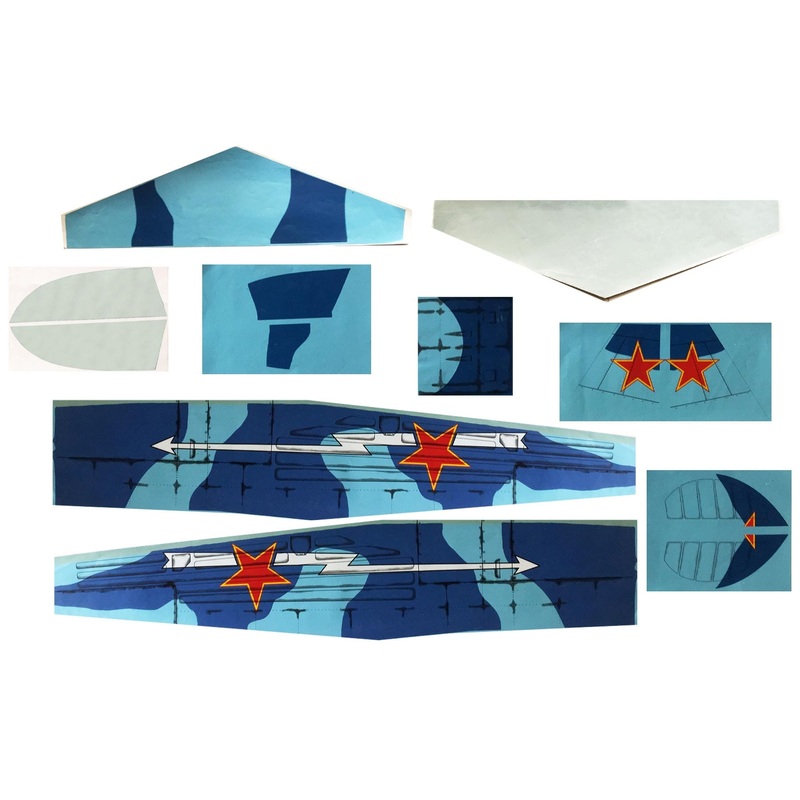 Nexa 1540mm Yakovlev Yak-9 Covering Set (Fuselage and Tail)