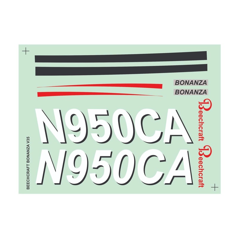 Nexa 1580mm G35 Sport V-Tail Decal Set