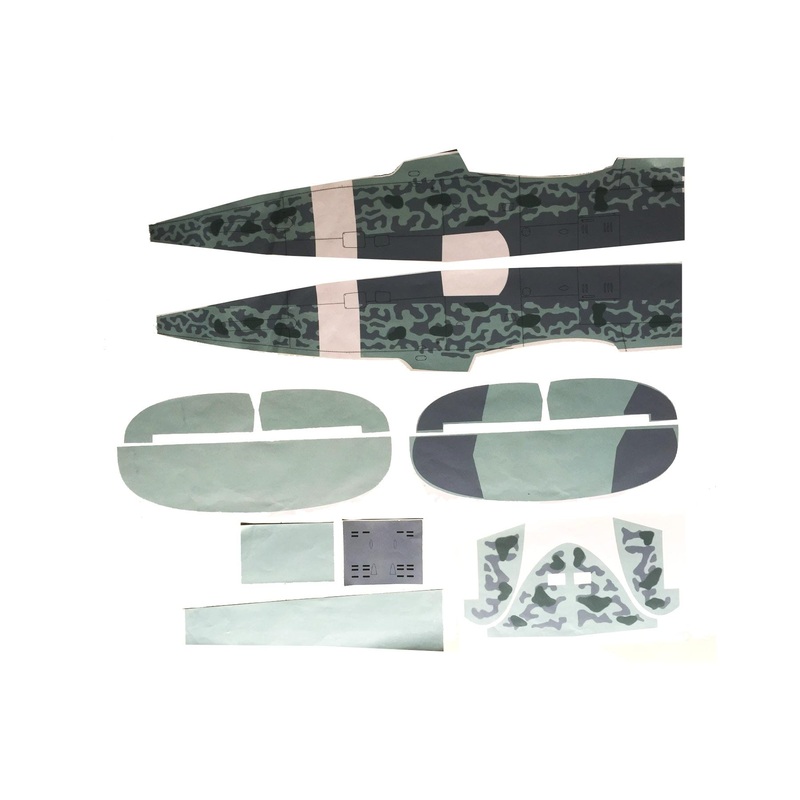 Nexa 1580mm Macchi MC-205 Veltro Covering Set (Fuselage and Tail)