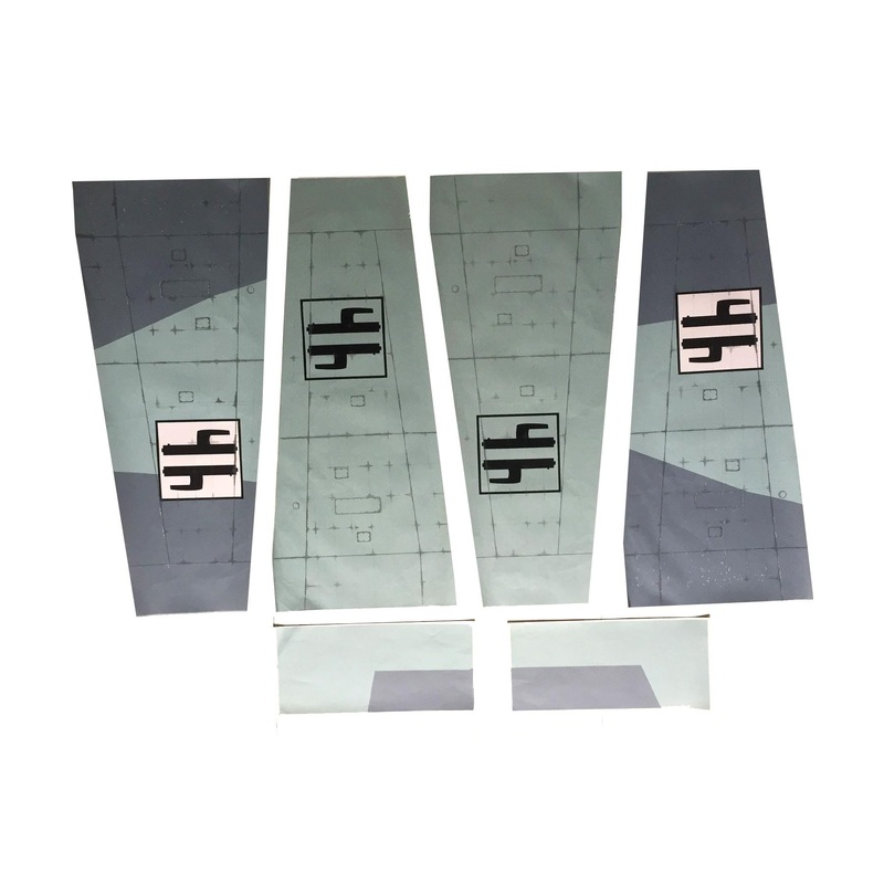 Nexa 1580mm Macchi MC-205 Veltro Covering Set (Wing)