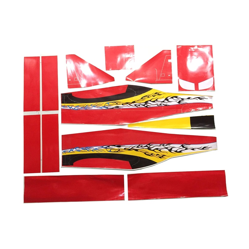 Nexa 1580mm P-51 Mustang Dago Red Covering Set (Fuselage and Tail)