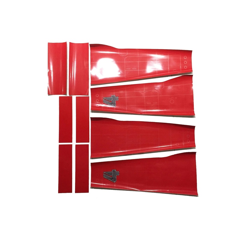 Nexa 1580mm P-51 Mustang Dago Red Covering Set (Wing)