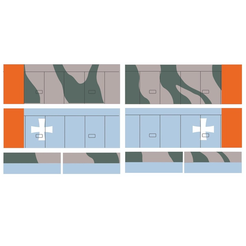 Nexa 1620mm Dornier Do 27 Army Version Covering Set (Wing)