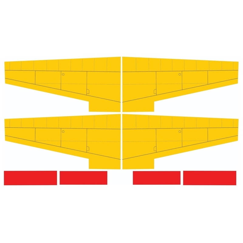 Nexa 1620mm Marchetti SF-260 BE Covering Set (Wing)