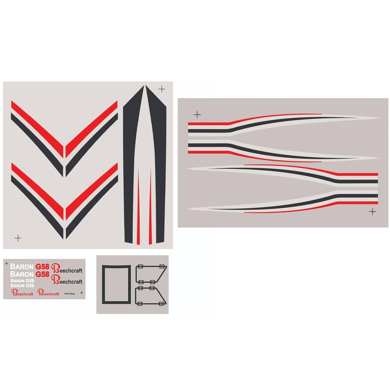 Nexa 1760mm G58 Sport Decal Set