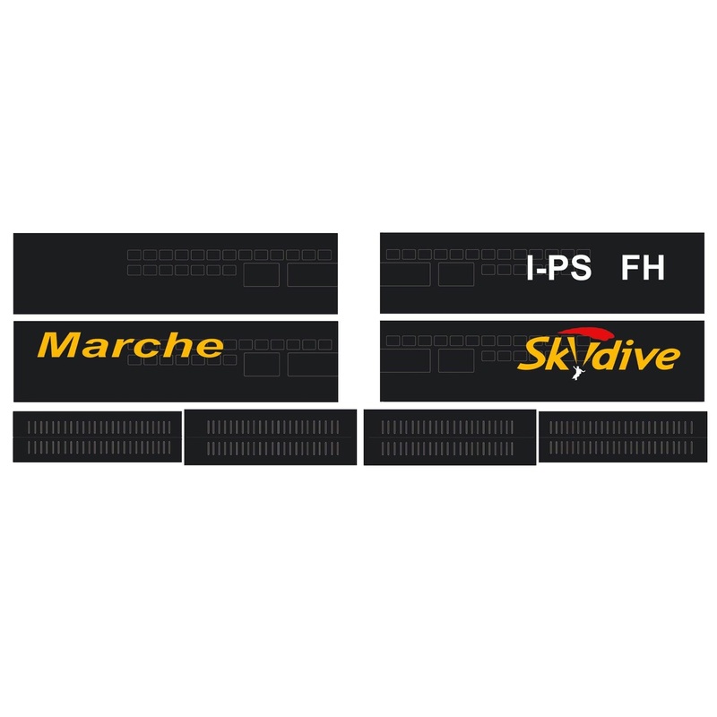 Nexa 2720mm Pilatus PC-6 Tiger Covering Set (Wing)