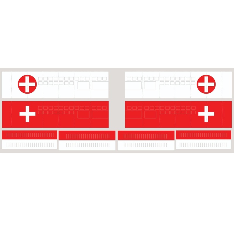 Nexa Pilatus 1580mm PC-6 Swiss Covering Set (Wing)