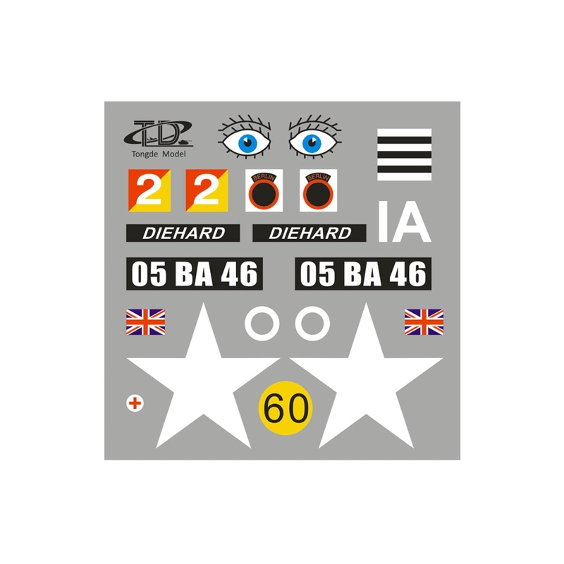Tongde 1/16 Scale UK Centurion Mk 5 Sticker Set