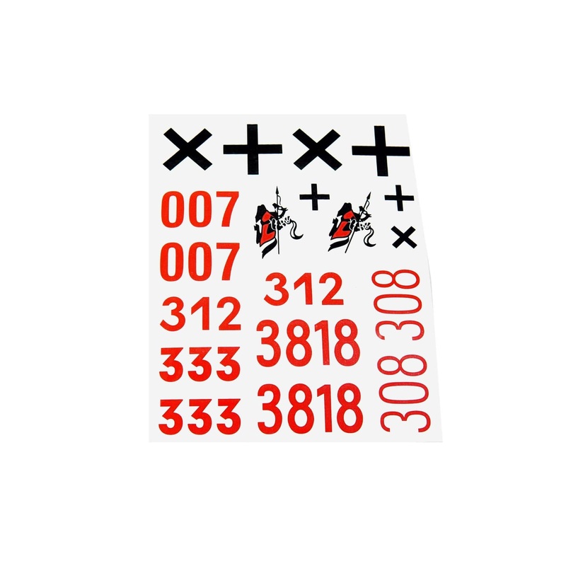 Torro 1/16 Scale German Tiger I Late Decal Set