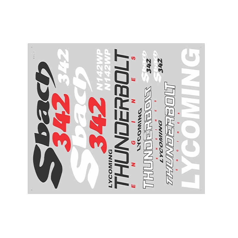 Black Horse 2000mm Sbach 342 V3 Decal Set