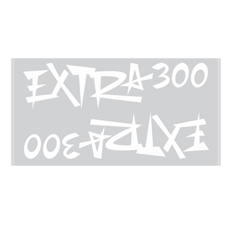Black Horse 2260mm Extra 300 Decal Sheet