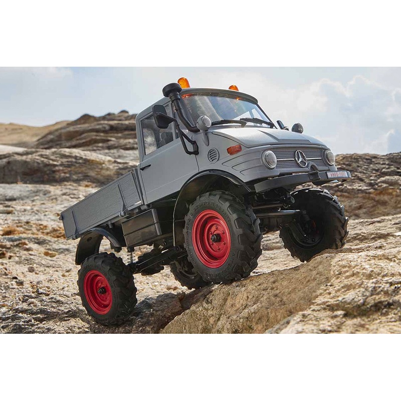 FMS FCX24 Grey Mercedes-Benz Unimog 421 1/24 Scale 4WD Crawler - RTR
