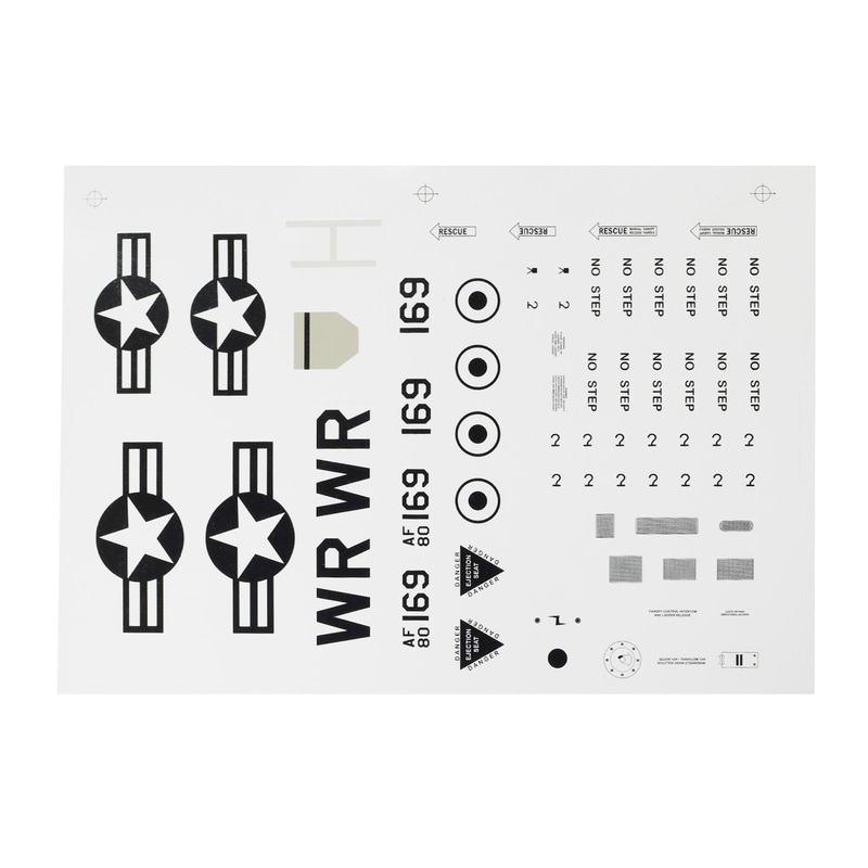 Freewing 64mm EDF A-10 Thunderbolt II V2 Decal Sheet
