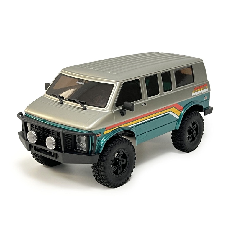 Hobby Plus CR18P EVO Gunmetal Rock Van 1/18 Scale 4WD Mini Crawler - RTR