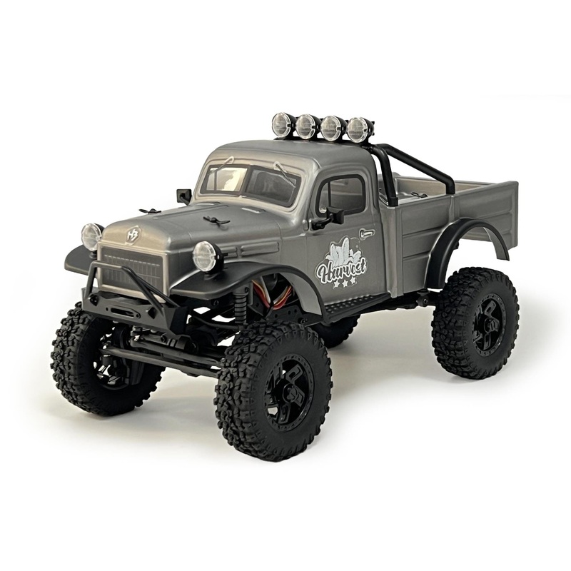 Hobby Plus CR18P EVO Matte Gunmetal Harvest 1/18 Scale 4WD Mini Crawler - RTR