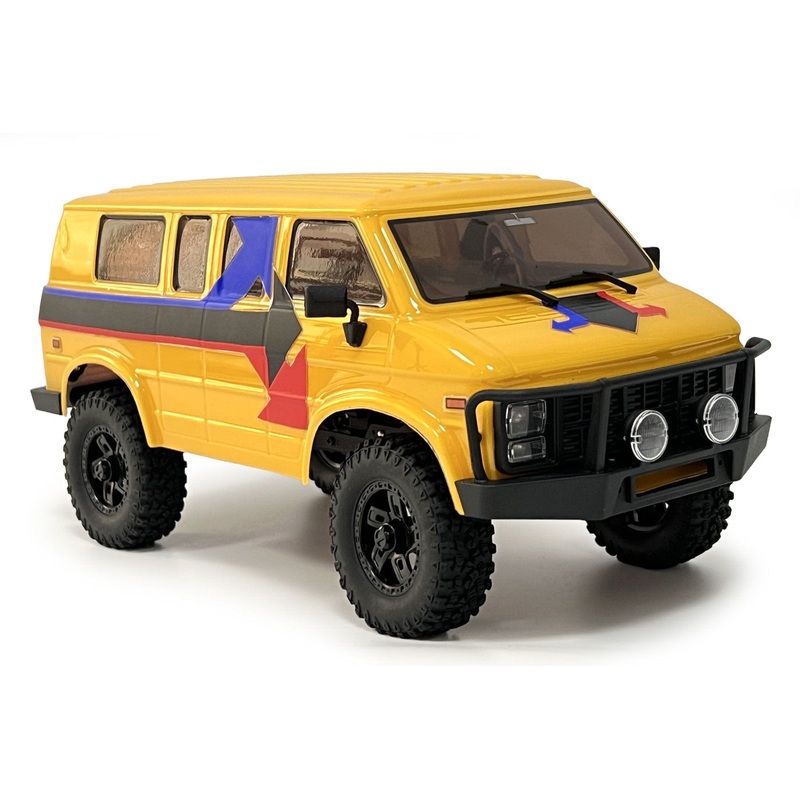 Hobby Plus CR18P EVO Yellow Rock Van 1/18 Scale 4WD Mini Crawler - RTR