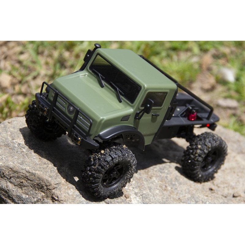 Hobby Plus-Furitek CR18P Matte Green 2024 T-Hunter 1/18 Scale 4WD Brushless Mini Crawler - RTR