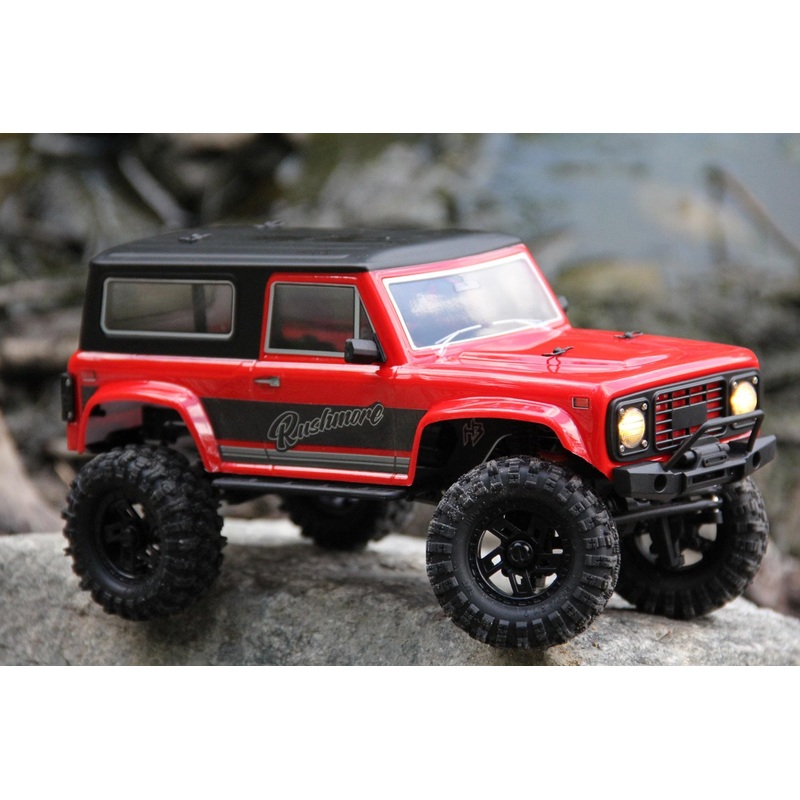 Hobby Plus-Furitek CR18P Red 2024 Rushmore 1/18 Scale 4WD Brushless Mini Crawler - RTR