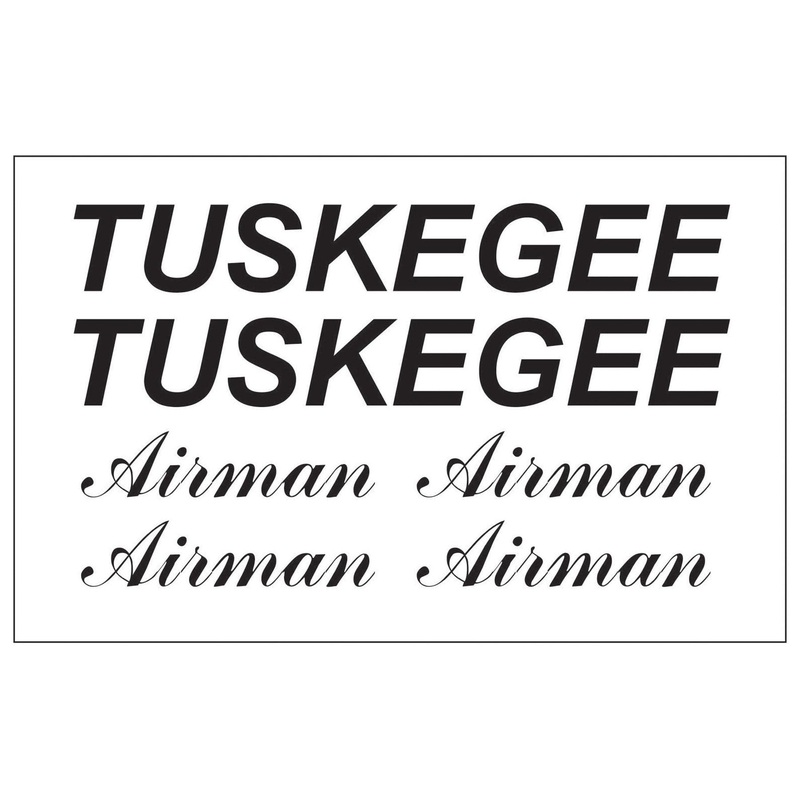 Nexa 1540mm P-51B Tuskegee Airmen Decal Set