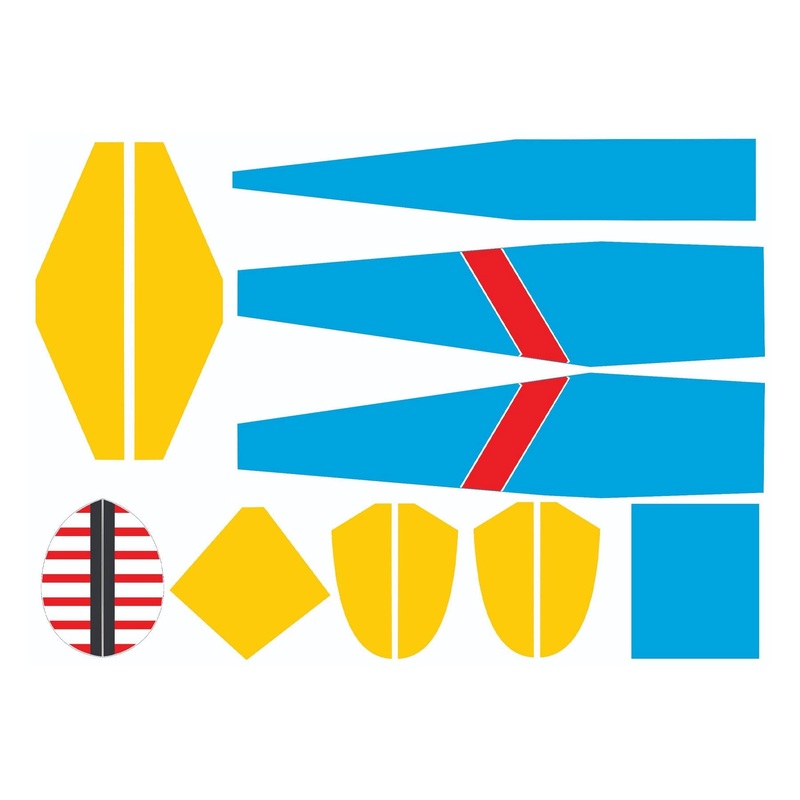 Nexa 1618mm Fly Baby Covering Set (Fuselage and Tail)