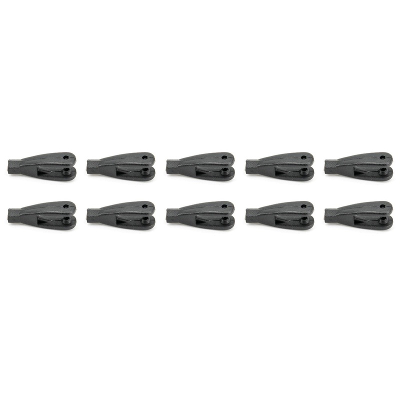 BenchCraft 2mm Nylon Clevises - Black (10 Pack)