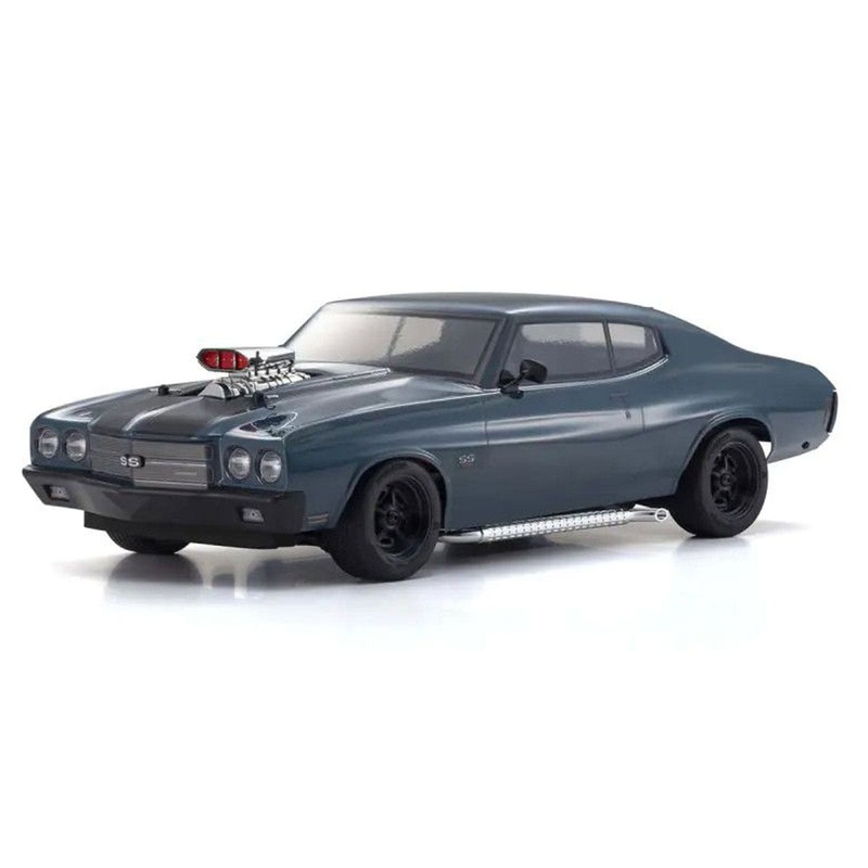 Kyosho Fazer Mk2 FZ02L VE 1970 Chevelle Supercharger Dark Blue 1/10 Scale 4WD Car - RTR