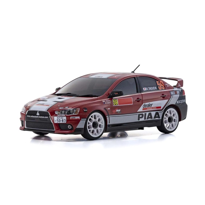 Kyosho Mini-Z Mitsubishi Lancer Evo X Dealer Team MA-020 1/27 Scale AWD Car - RTR