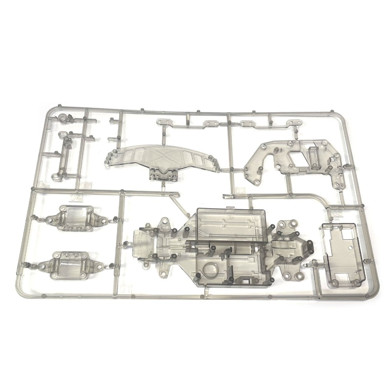 Primus 1/24 Scale MZ24 Mako Molded Chassis and Bumper Parts Set
