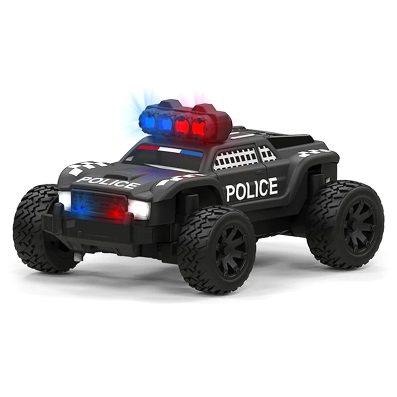 Turbo Racing Police Truck Black 1/76 Scale 2WD - RTR